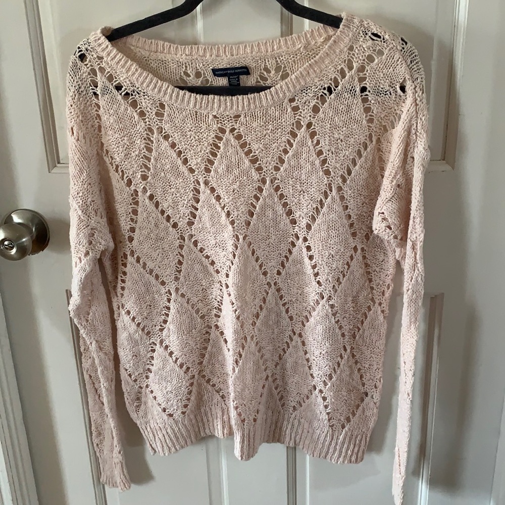 American eagle blush Pink Sweater Size Medium
